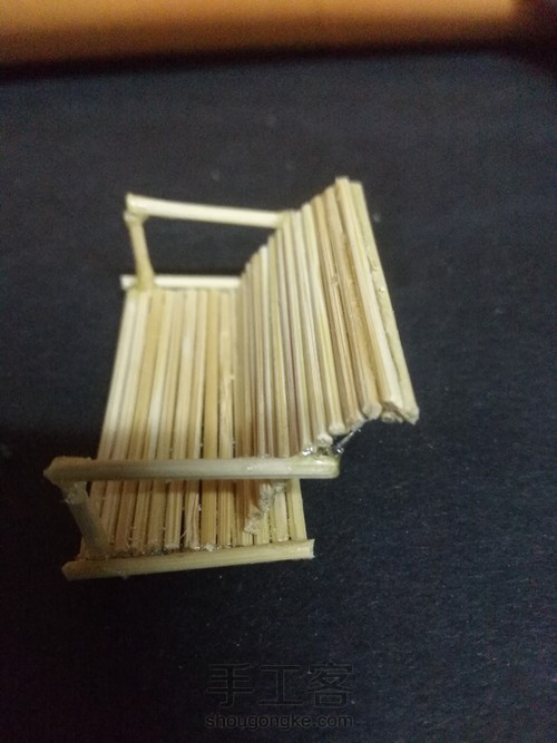 竹筷牙签的小秋千 第3步
