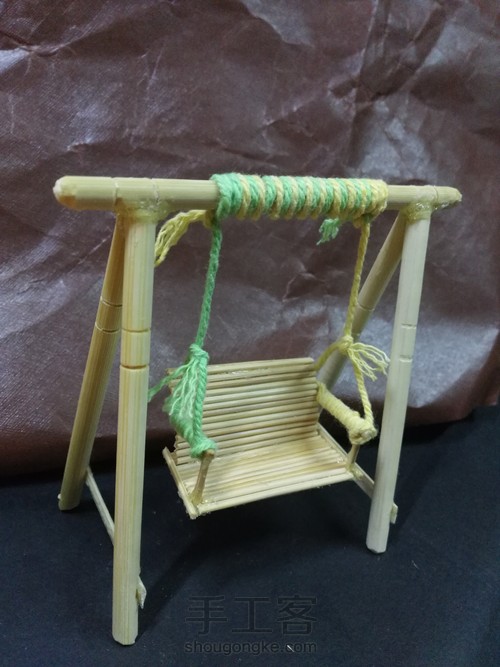 竹筷牙签的小秋千 第9步
