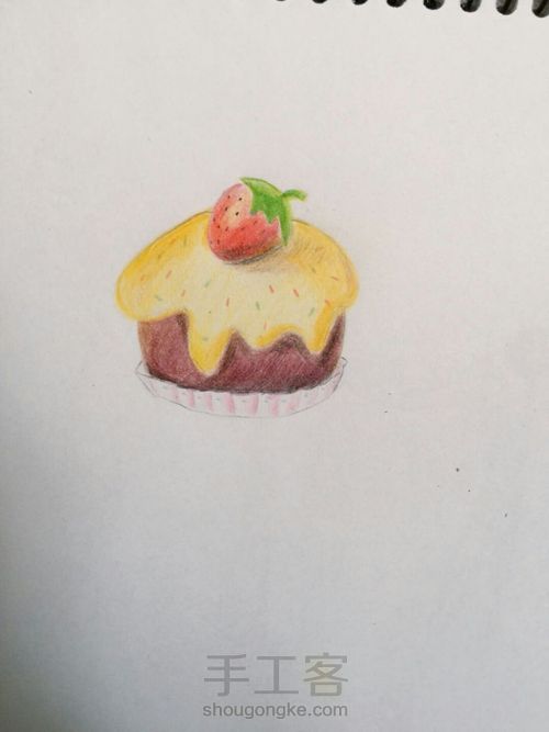 草莓蛋糕 第10步