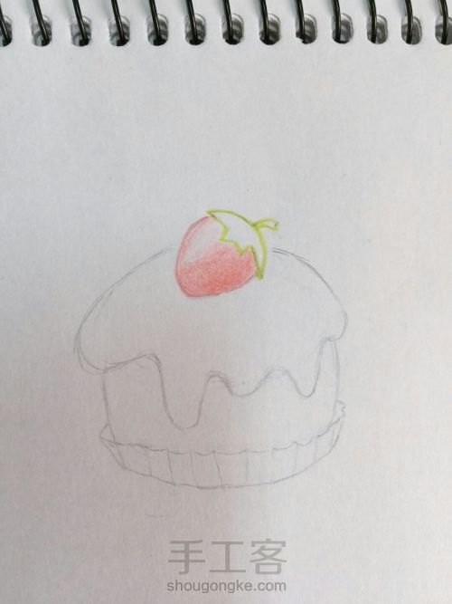 草莓蛋糕 第5步