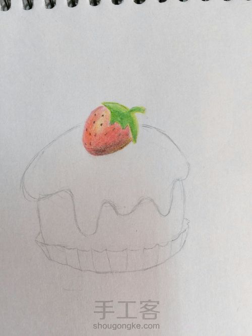 草莓蛋糕 第6步