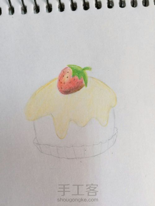 草莓蛋糕 第7步