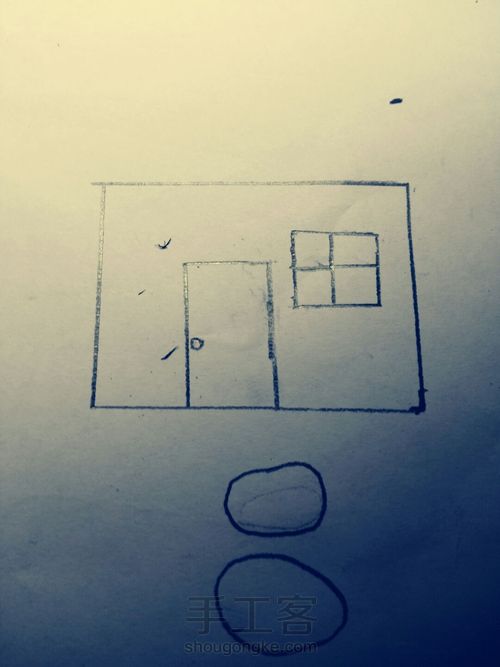 儿童画房子 第2步