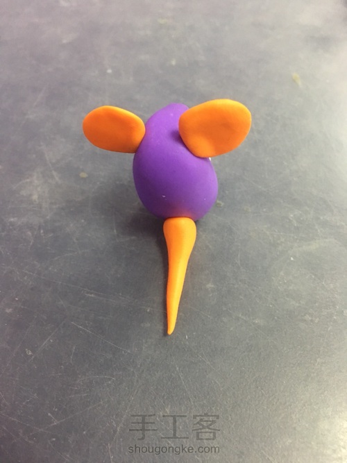 软陶小老鼠 第8步