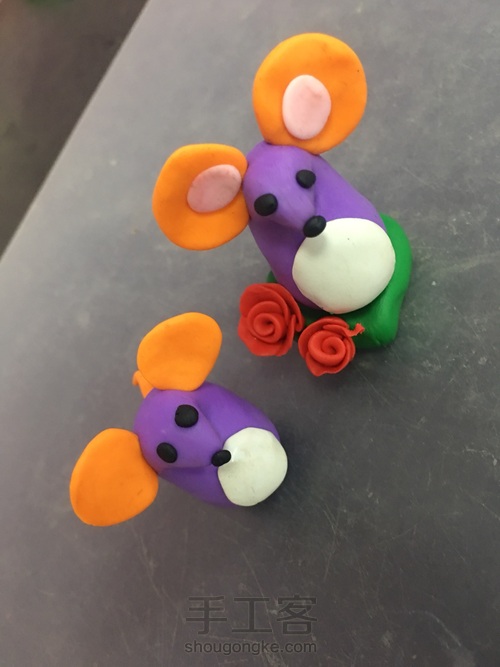 软陶小老鼠 第11步