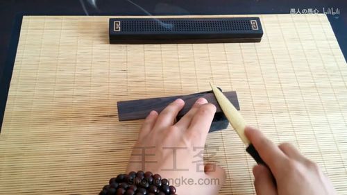 愚心手作木质书签刻字镶银教程 第5步
