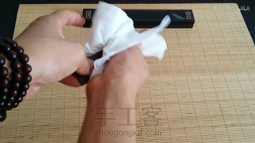 愚心手作木质书签刻字镶银教程 第6步