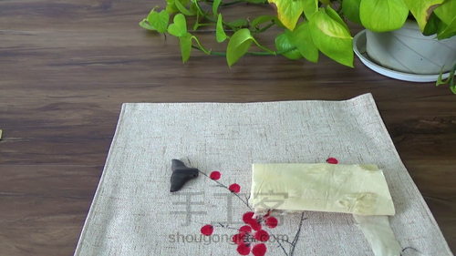 大鱼海棠同款鱼尾钥匙扣，檀木钥匙扣 第9步