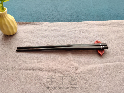 金箍筷子，可做飞镖！武林高手吃饭必备，紫光檀筷子+筷子托 第17步