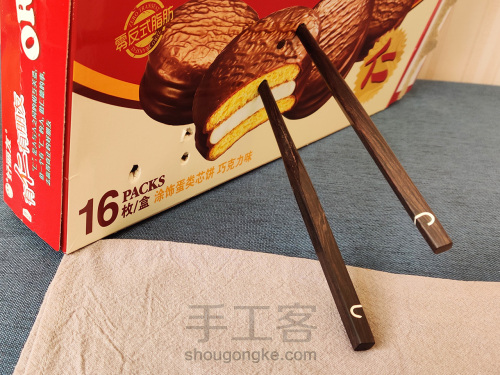 金箍筷子，可做飞镖！武林高手吃饭必备，紫光檀筷子+筷子托 第18步