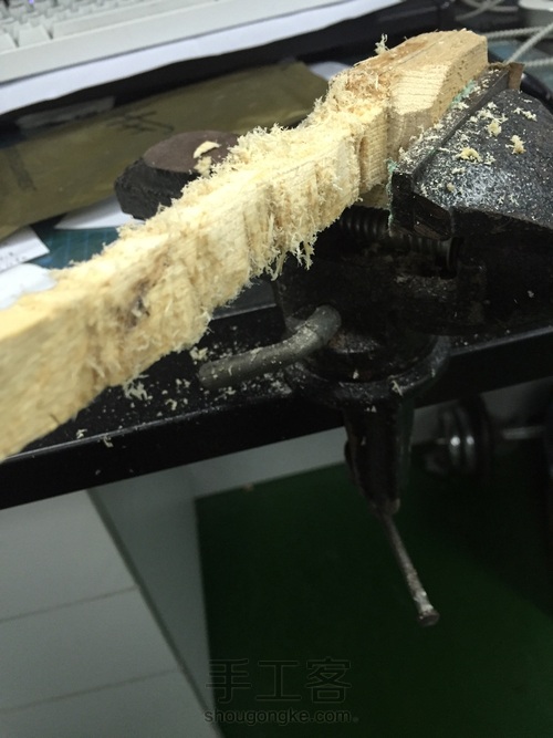 破木勺子 第1步