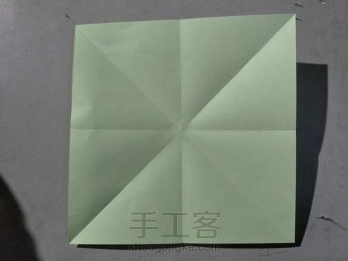 折纸蝴蝶 第3步