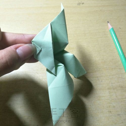 折纸蝴蝶 第32步