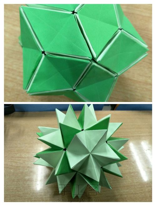 可张合的纸花球 第1步