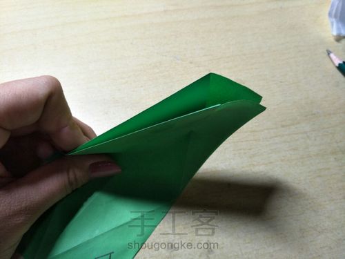 可张合的纸花球 第12步