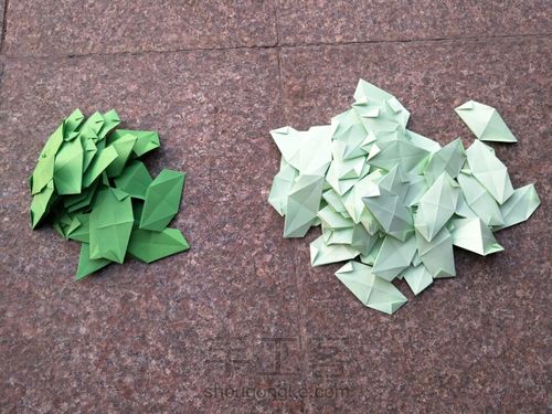 可张合的纸花球 第17步