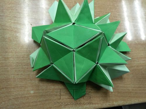 可张合的纸花球 第34步