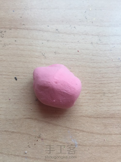黏土玫瑰 第2步