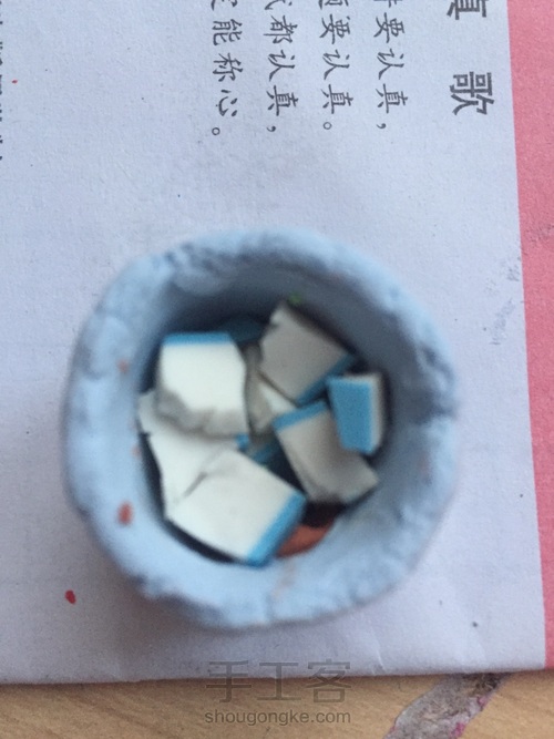 黏土多肉  第5步