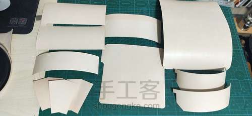 纯牛皮 植鞣革 手工缝钱包 第2步