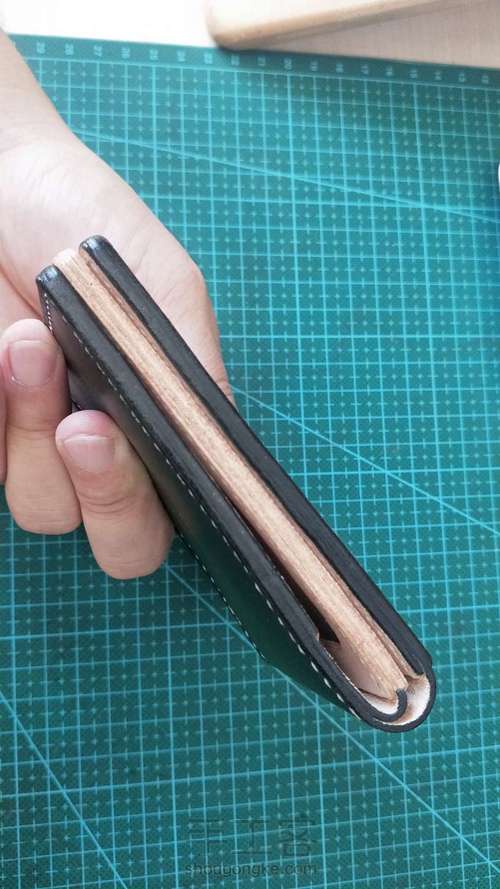 皮雕驾照包 第11步