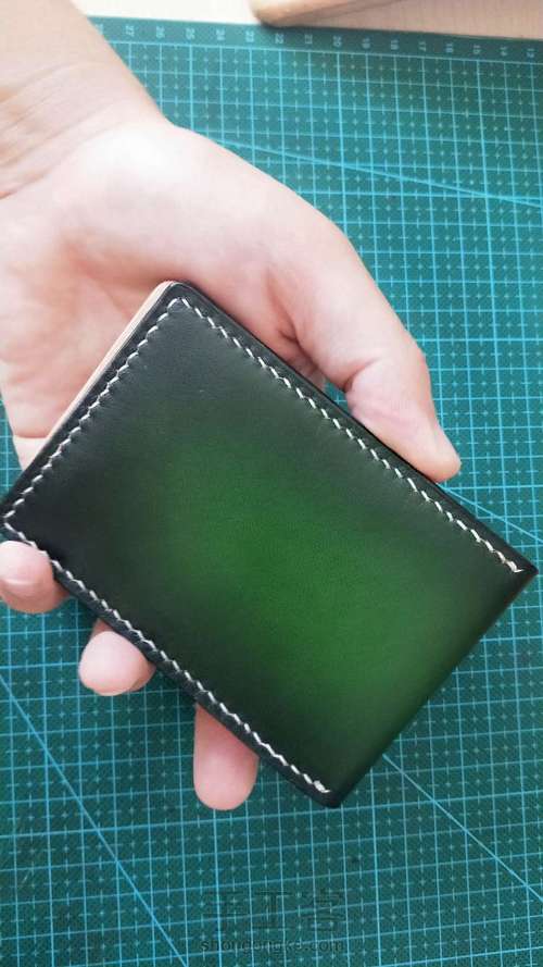 皮雕驾照包 第12步