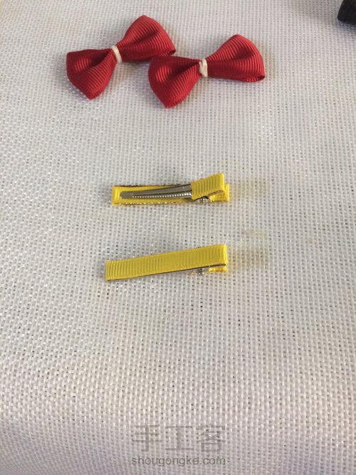 蝴蝶结发夹 第9步