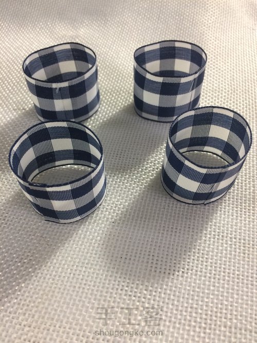 儿童蝴蝶结发圈发夹教程 第2步