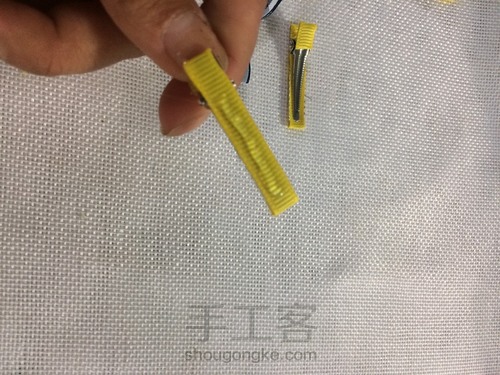 儿童蝴蝶结发圈发夹教程 第10步