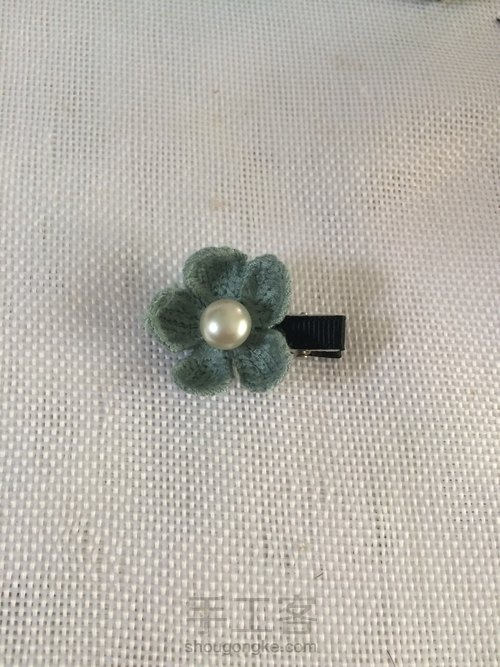 儿童精美六件套发夹教程 第14步