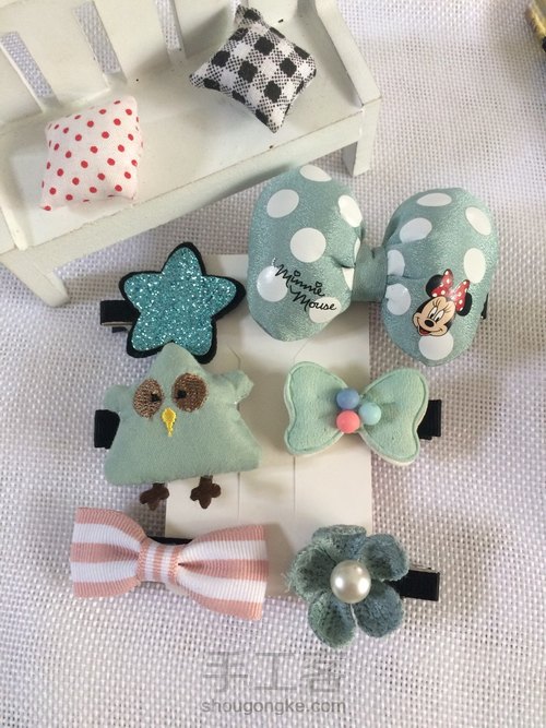 儿童精美六件套发夹教程 第22步