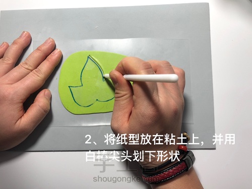 粘土花卉-牵牛花 第20步