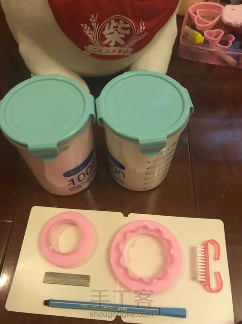 粘土食玩_棉花糖蛋糕😘😘😘😘😘😘我无聊😂 第1步