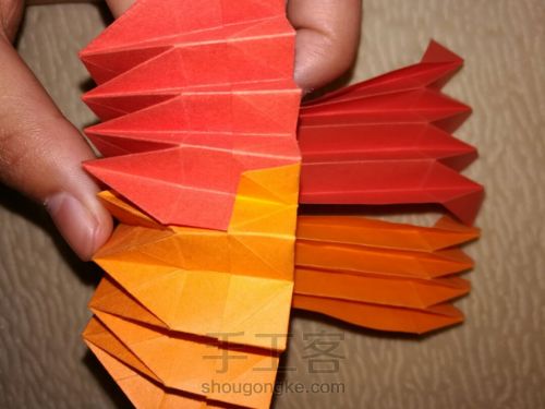 【阿喵】折纸热气球 第25步