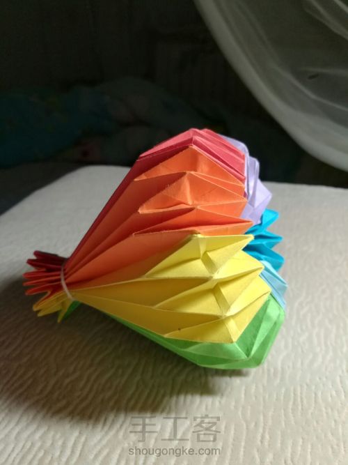 【阿喵】折纸热气球 第33步