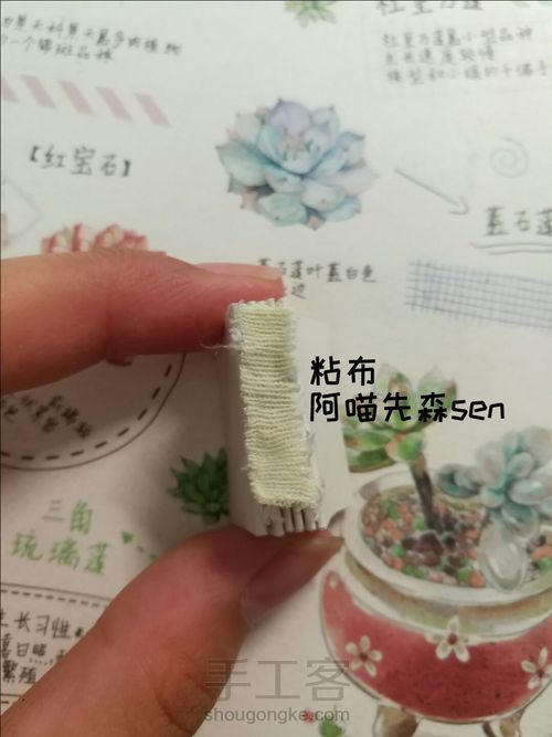 【阿喵】迷你微缩手工书 第14步