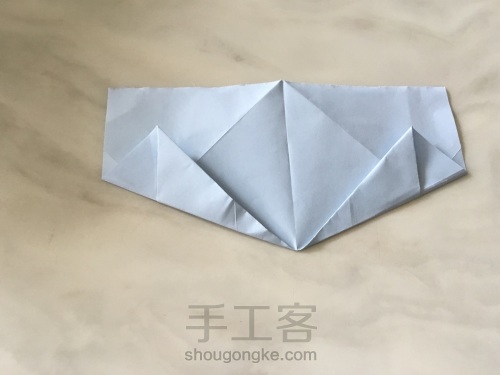 折纸手机架，最简单的做法 第10步