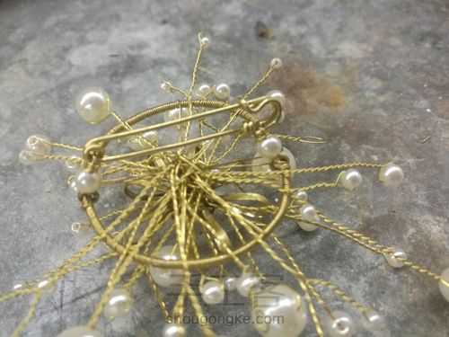 【柒】超浮夸珍珠胸针(附胸针扣简易教程) 第10步