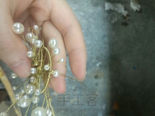 【柒】超浮夸珍珠胸针（附胸针扣简易教程） 第12步