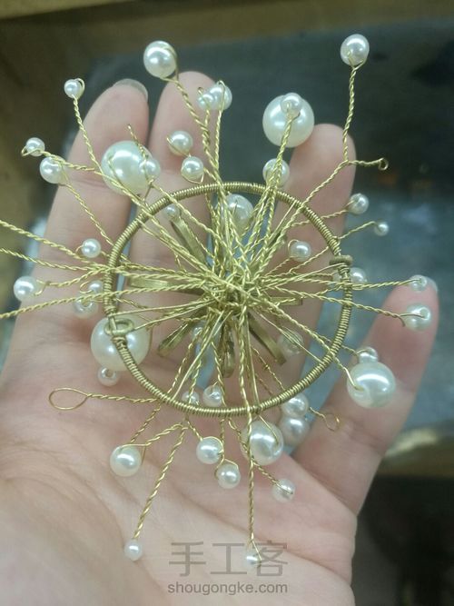 【柒】超浮夸珍珠胸针（附胸针扣简易教程） 第6步