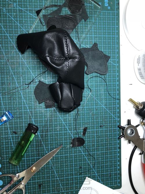 手缝真皮小动物玩偶 第15步