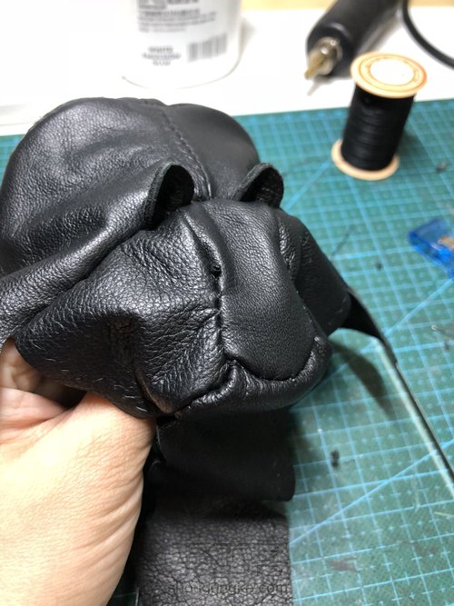 手缝真皮小动物玩偶 第19步