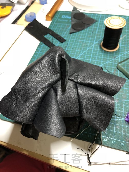 手缝真皮小动物玩偶 第22步