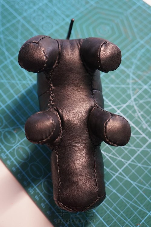 手缝真皮小动物玩偶 第27步