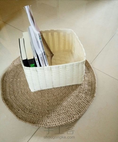 麻绳地垫 第11步