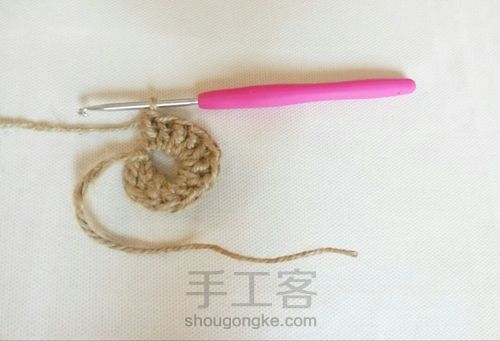 麻绳地垫 第5步