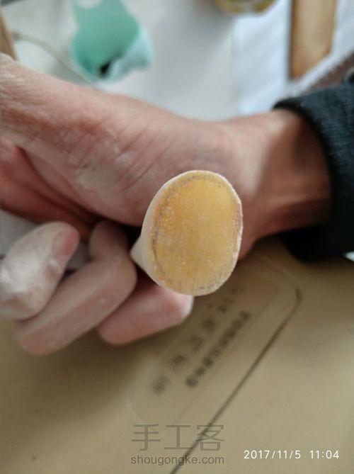 蜜蜡爆满戒面 第4步