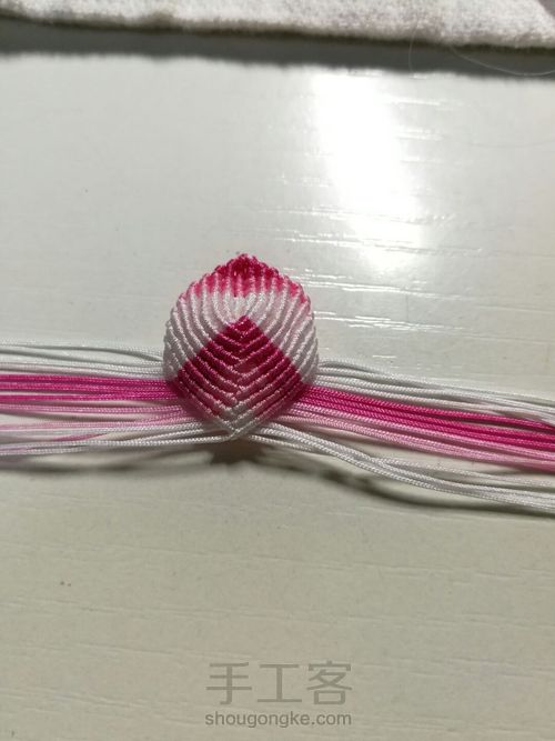 渐变色莲花01-花瓣 第3步