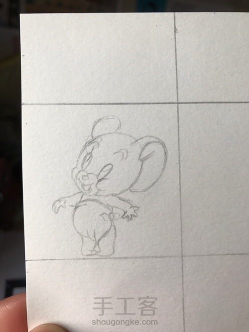 画张小卡片 第2步