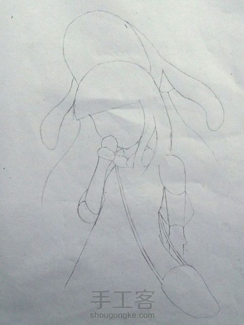 奇迹暖暖~绒绒垂耳兔 第1步